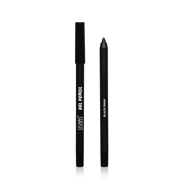 Водостойкий карандаш для век USHAS Gel Pencil Black Swan, 1.6 г