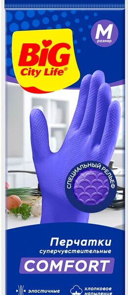 Перчатки Big City Life Суперчувствительные M 1 пара