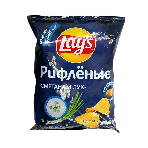 Чипсы картофельные Lay's со вкусом Сметана Лук 70г
