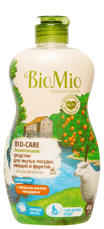 

Средство для посуды Bio Mio Bio-Care Мандарин 450 мл