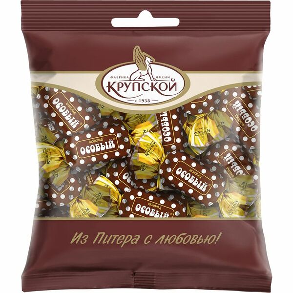 Конфеты КФ Крупской Особый шоколад тёмный, 200г