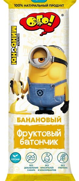 Батончик фруктовый Ого Банановый 25г
