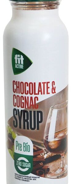 Сироп FitActive со стевией Шоколад и коньяк 300г