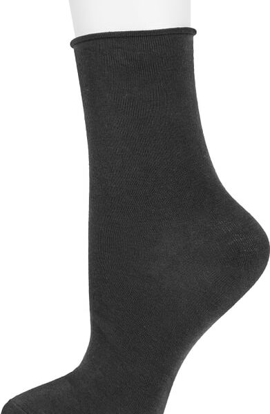 Носки женские Oemen с медицинской резинкой темно-серые р.25