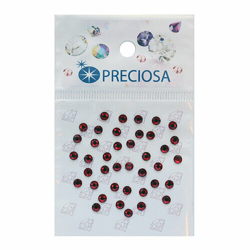438-11-612 Стразы термоклеевые Light Siam SS12 40 шт. Preciosa