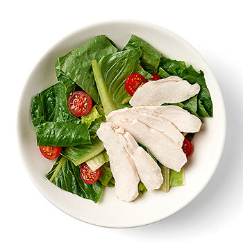 Филе куриное отварное с романо и помидорами черри Азбука Life