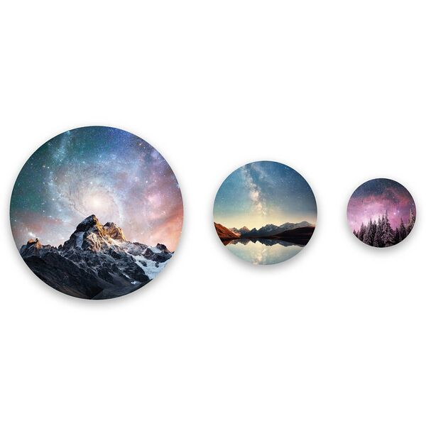 Картина тондо Сияния; 50, 30, 20 см