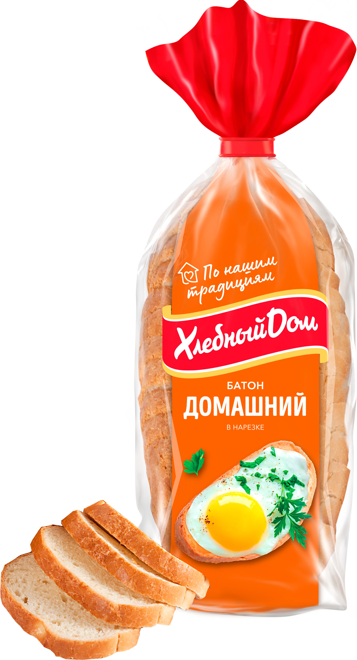

Батон Хлебный Дом Домашний нарезанный