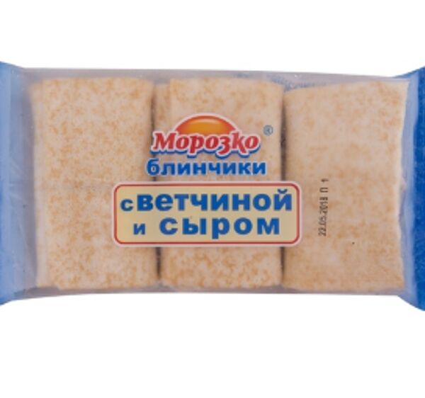 Блинчики Морозко с ветчиной и сыром, 210г