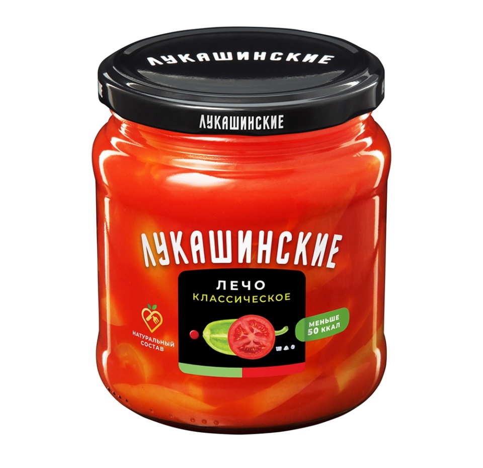 

Лечо Лукашинские классическое натуральное 450 г