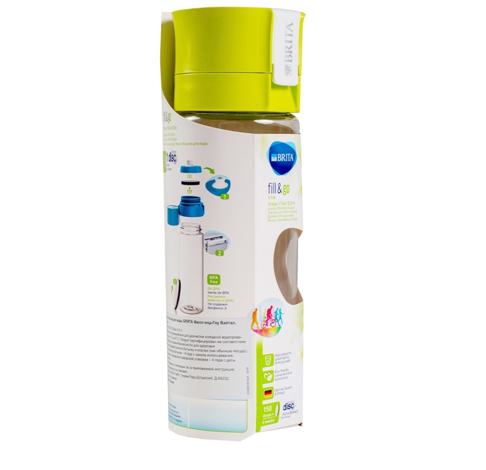 

Фильтр-бутылка Brita Fill&Go Vital Лайм 0.6 л 1 шт.