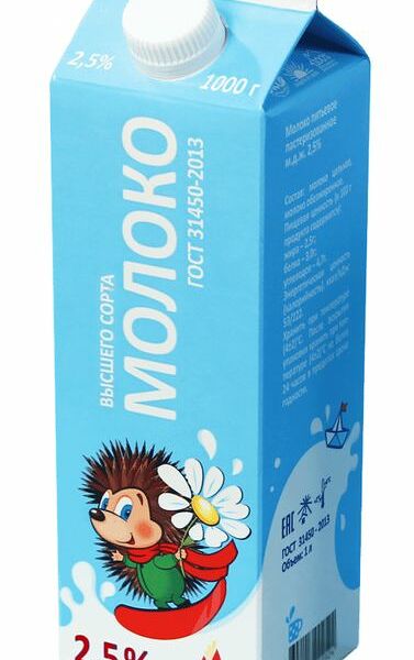 Молоко питьевое Рамоз пастеризованное 2,5%