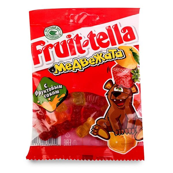 Жевательный мармелад Fruit-tella Медвежата 70 г
