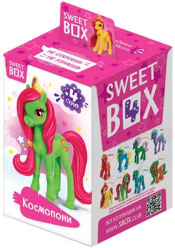 

Мармелад жевательный Sweet Box Пони на ладони с игрушкой, 10 г в ассортименте