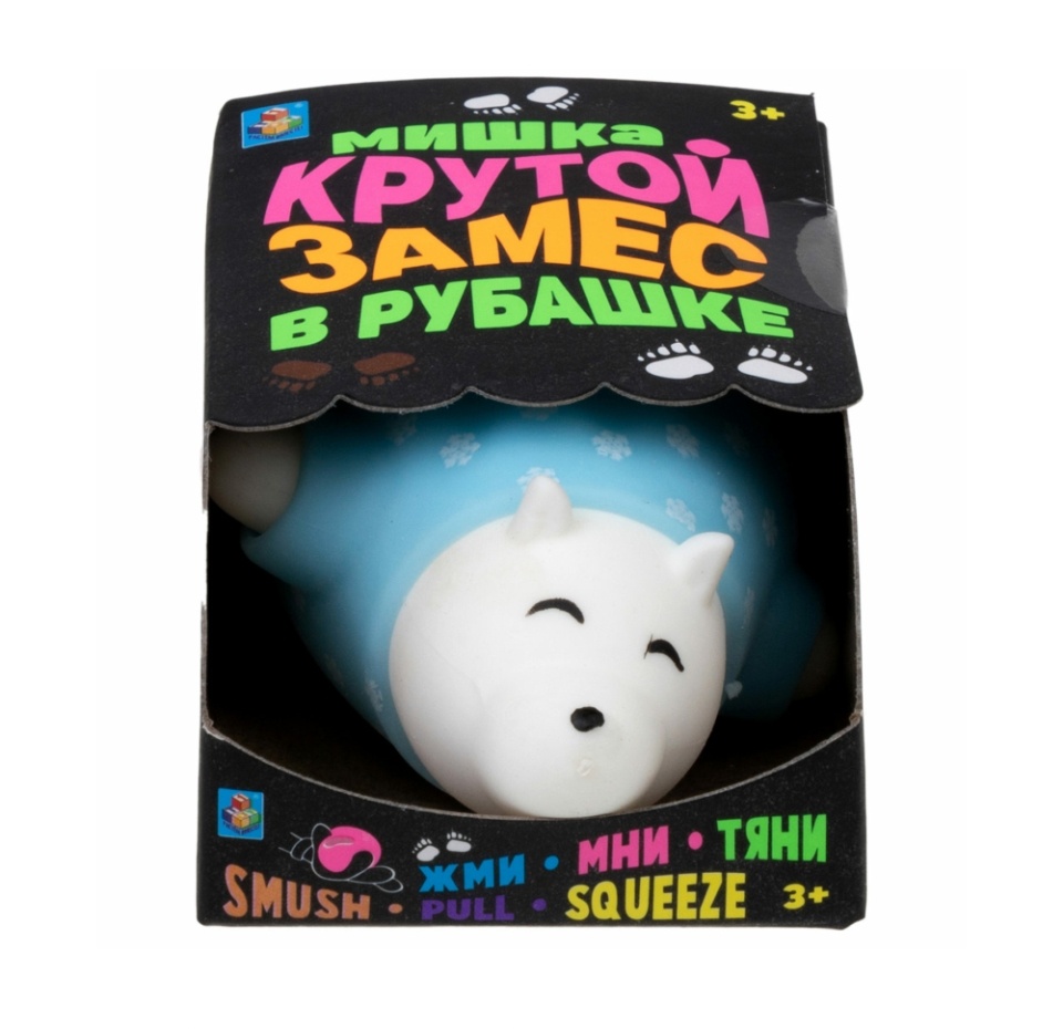 

Игрушка-антистресс 1Toy Крутой замес Мишка в рубашке 1 шт. цвет в ассортименте