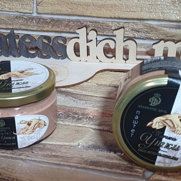 Паштет из Утиной печени с шампиньонами