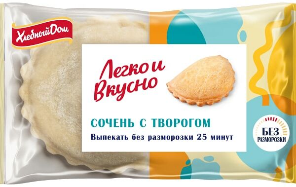 Сочень Хлебный дом Легко и Вкусно с творогом 2шт*110г