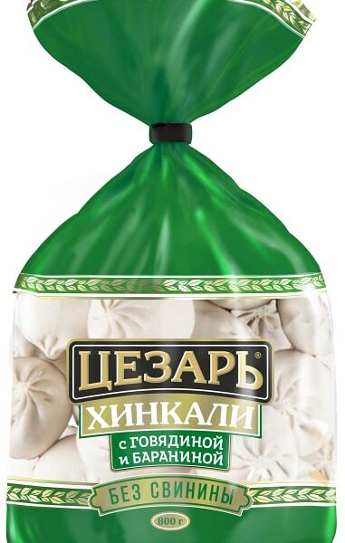 Хинкали Цезарь с говядиной и бараниной, категория В 800 г