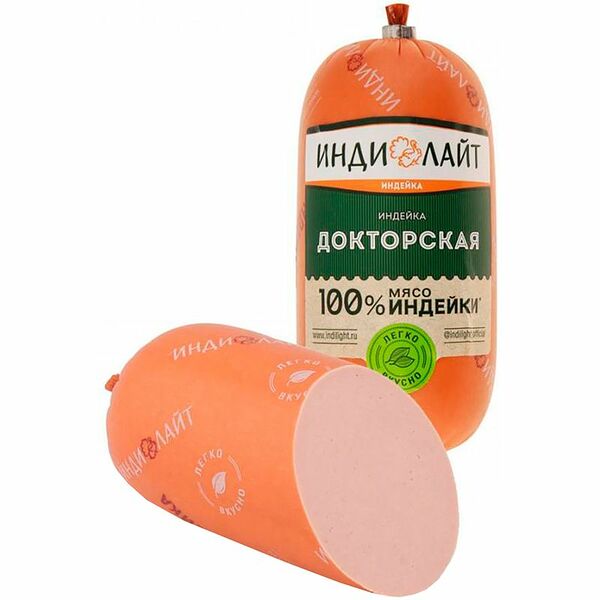 Колбаса вареная Индилайт Индейка Докторская