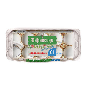 Яйцо куриное Вараксино Деревенское С1 10шт