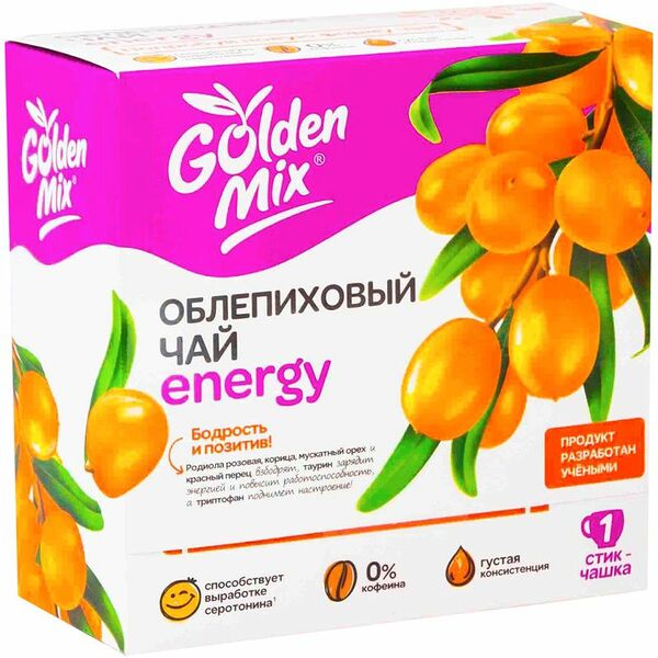 GoldenMix Чай облепиховый Energy 7 шт