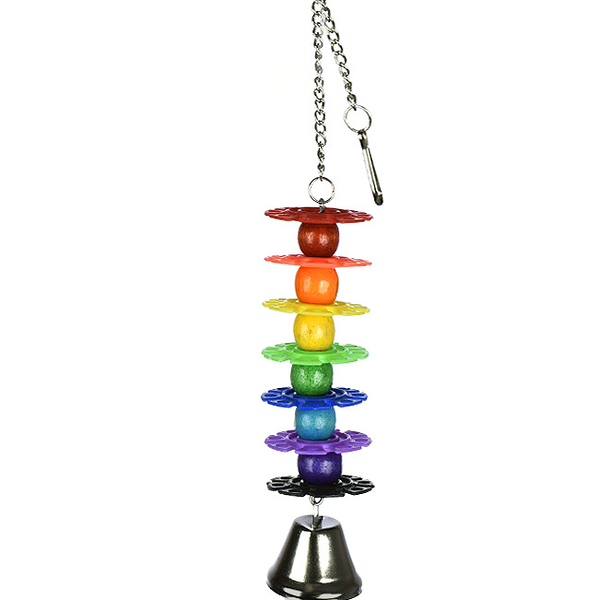 Игрушка-подвеска для птиц Adel Birds Цветные Ромашки 1 шт