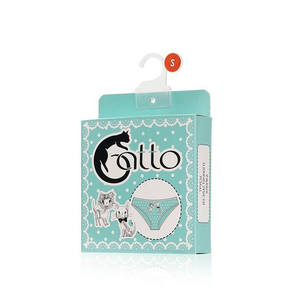 Женские трусы - слипы Atto Gatto Бирюзовый S