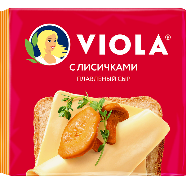 Сыр плавленый Viola с лисичками 45%