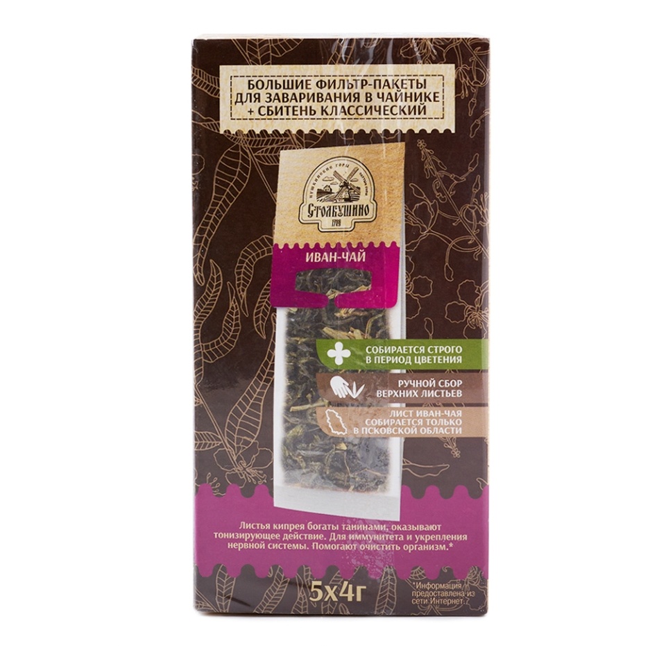 

Набор Столбушинский продукт сбитень классический медовый и иван-чай ферментированный, Россия