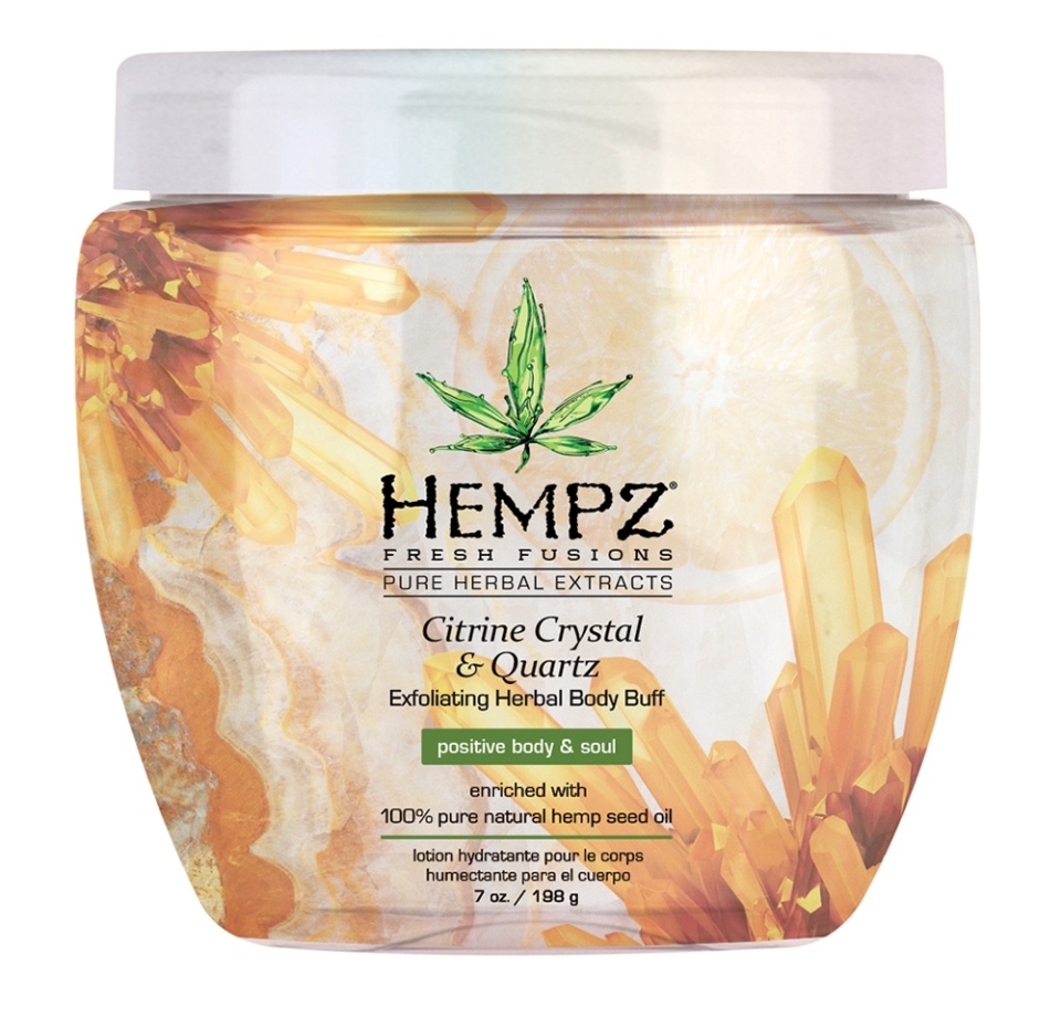 

Скраб для тела Hempz Citrine Crystal & Quart интенсивный с мерцающим эффектом, 198 г США