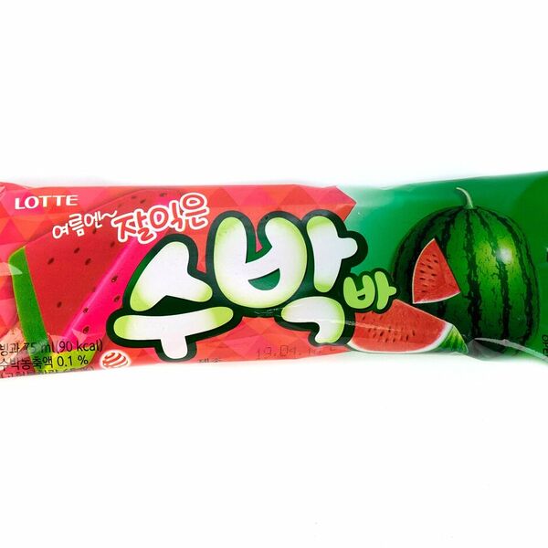 Мороженое Lotte Арбуз, 80 г