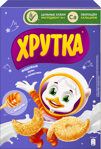 

Готовый завтрак Хрутка Медовый обогащенный кальцием 310 г