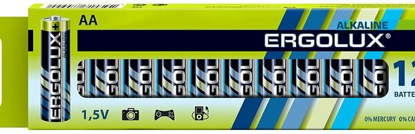Батарейки Ergolux АА 12шт