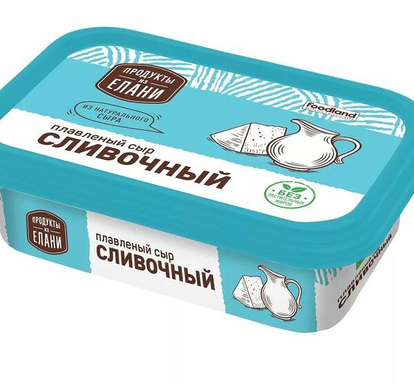 Сыр плавленый Продукты из Елани Сливочный 50%