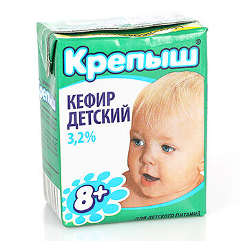 Кефир детский Крепыш с 8 месяцев, 3.2%
