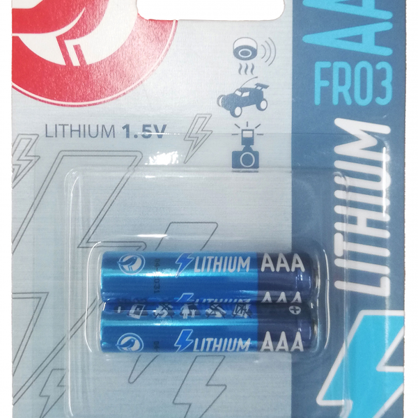 Батарейка ААА Ашан Lithium FR03, 2 шт
