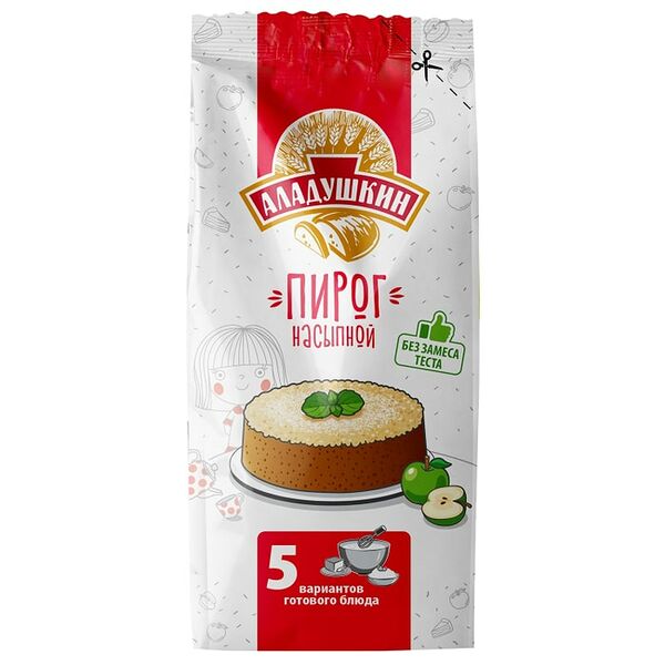 Смесь для выпечки Аладушкин Пирог Насыпной 450г