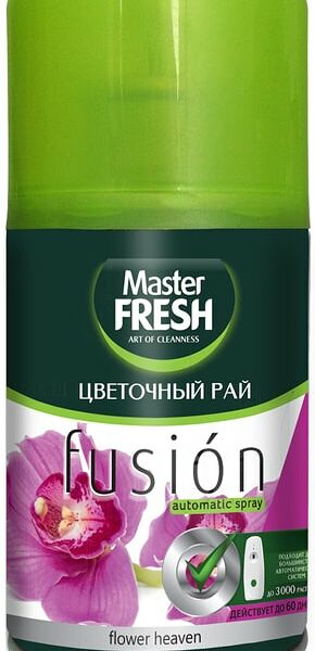 Сменный баллон Master Fresh Цветочный рай освежитель воздуха