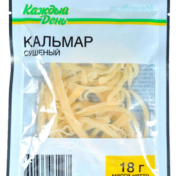 Кальмар Каждый День сушено-вяленный