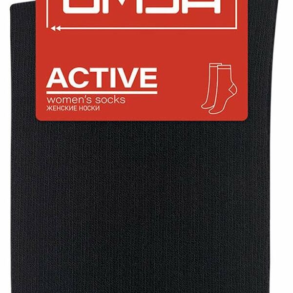 Носки женские Omsa Active 152 Nero, размер 35-38
