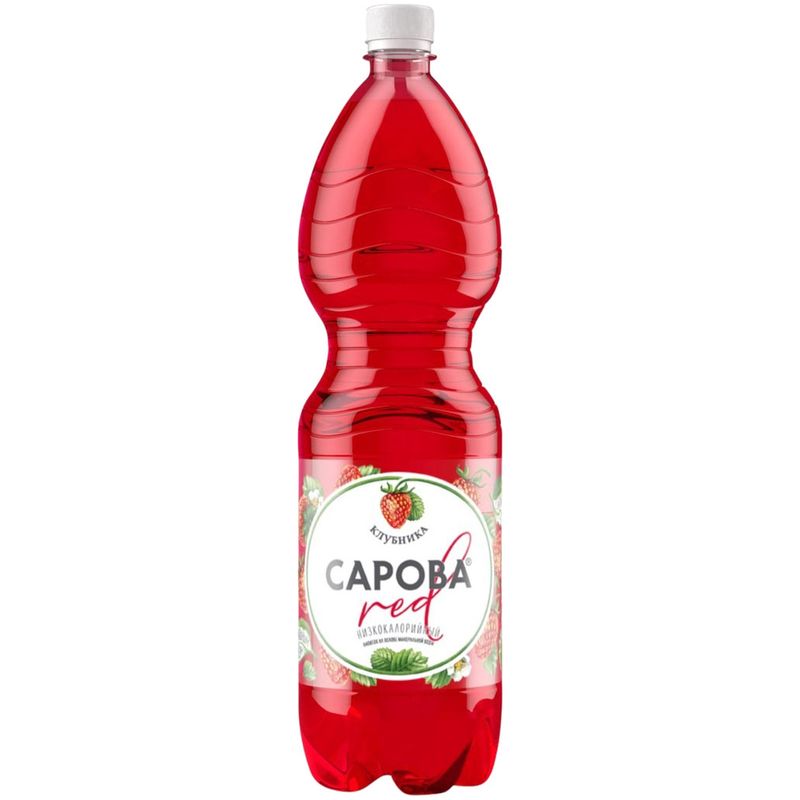 

Напиток безалкогольный Сарова Red Клубника среднегазированный, 1.5л