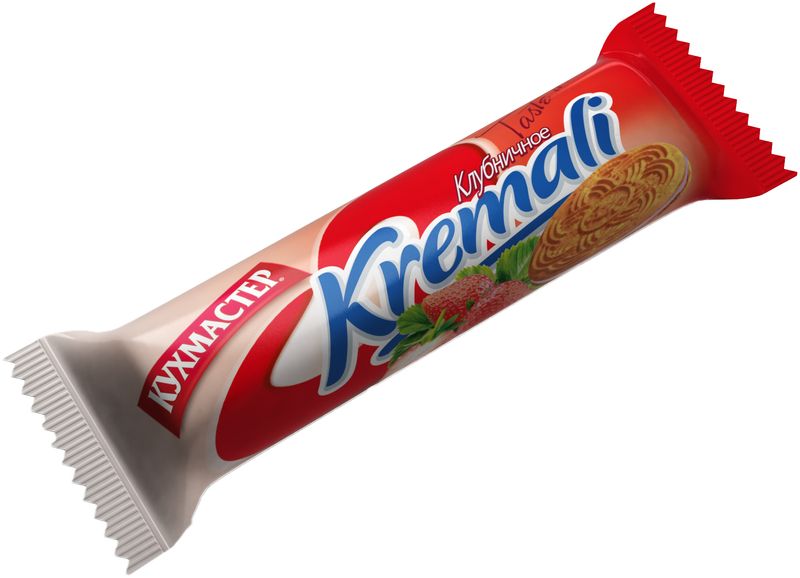 

Печенье Кухмастер Kremareo клубничное 100 г