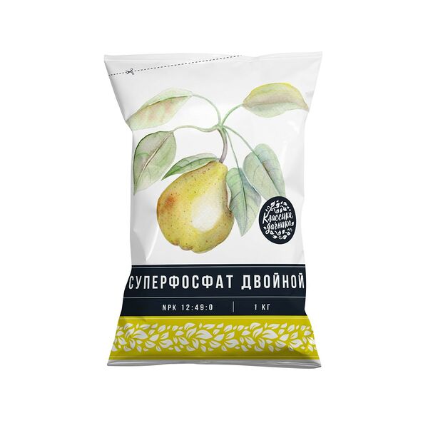 Удобрение Суперфосфат двойной, азотсодержащий, 1кг