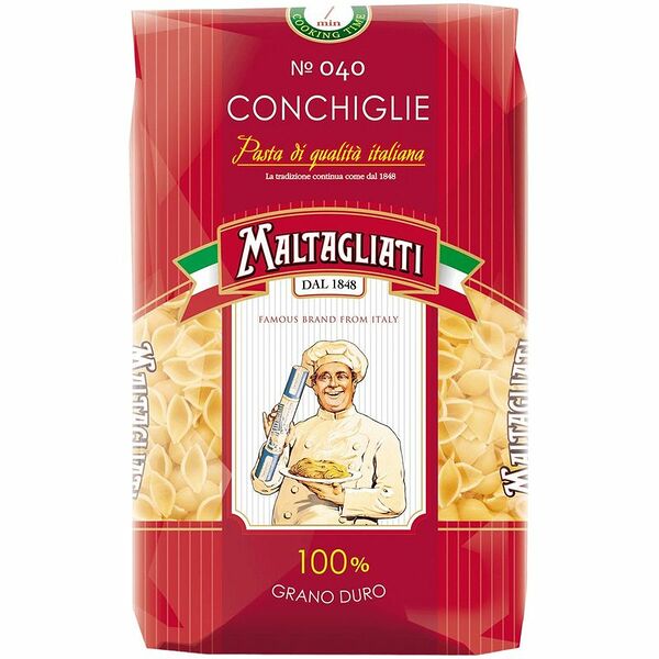 Макароны MALTAGLIATI Conchiglie №040, 450г