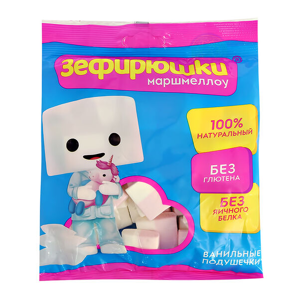 Маршмеллоу Зефирюшки Ванильные подушечки 80 г