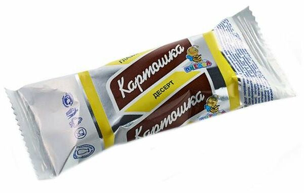 Сырок глазированный картошка с какао и печеньем ТМ Пчёлка