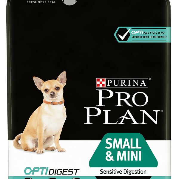 Корм сухой PRO PLAN для собак мелких и карликовых пород с чувствит. пищеварением, ягненок