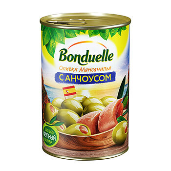 Оливки Bonduelle с анчоусом 314мл ж/б Испания
