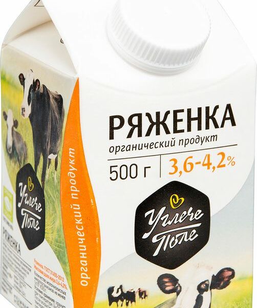 Ряженка Углече Поле 3.6-4.2%, 500г
