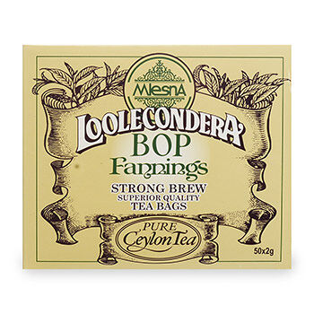 Чай черный Mlesna Loolecondera Евро-Скан Экспорт 50 пак*2г Шри-Ланка